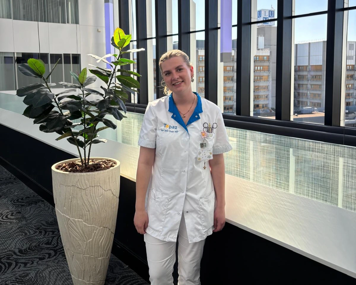 Jet, mbo verpleegkundige bij Topaz Revitel